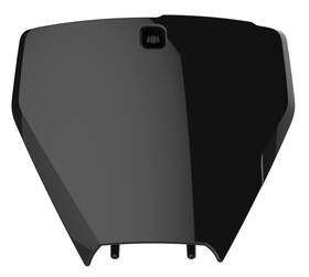 8665800003 Polisport Front Number Plate - Black