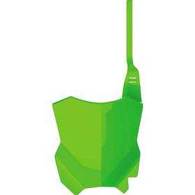 8665900010 Polisport - Restyle Front Number Plate Lime Green