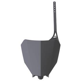 8666300003 Polisport Restyle Front Number Plate - Nardo Gray