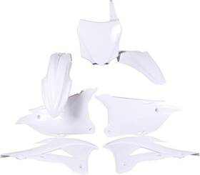 90633 Polisport Plastics Kit White For Kawasaki Kx85/kx100