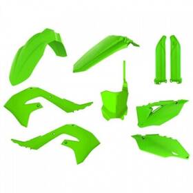 91025 Polisport Complete Replica Plastic Kit Lime Green