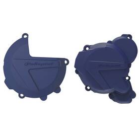 91051 Polisport Clutch And Ignition Cover Protector Kit Blue #91051 Ktm/husqvarna