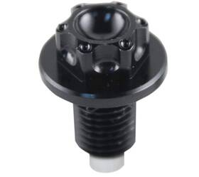 00-01949-22 Powerstands Racing Magnetic Oil Drain Bolt Black #00-01949-22