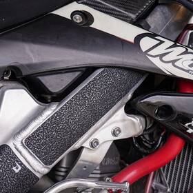 Huf7 Pryme Black Upper Frame Guards 2009-2012 Honda Crf450 Grip Tape Crf 450 Crf450r 450r