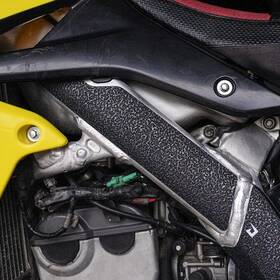 Suf1 Pryme Black Upper Frame Guards For 2010-2018 Suzuki Rmz250 Grip Tape Protector Rmz 250