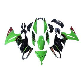 Fwer-6f Qing 09-21 #65kaqt Green Black Red Fairing Kit For Kawasaki Er-6f Ninja 2009 10 2011 Bodywork