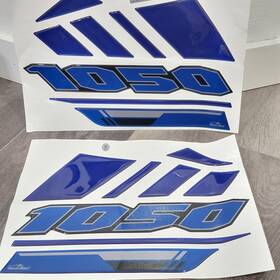 Resinbike 000460100004 3d Resin Motorcycle Stickers Suzuki 1050 Decal Set By