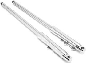 Rcp117166 Rivercity 41mm Chrome Billet Fork Slider Tube Assembly 12 Inch For Harley Chopper Customs
