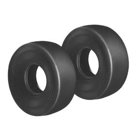 Rotary Corp 654329071229 Set Of 2 Tires Slick 410x350x5 4.10x3.50x5 4ply Cheng Shin 350
