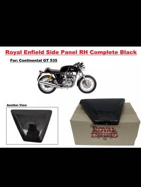 866173 Royal Enfield Inch Continental Gt 535cc Side Panel Rh And Lh Complete Black