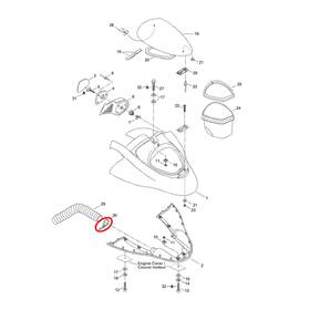 293750018 Sea-doo New Oem Tie Rap 371mm Rxp/xp