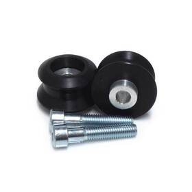 701-0779 Shogun Swingarm Sliders Black For Kawasaki Ninja Zx-6r Abs/ninja 2013-2016