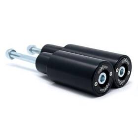 750-6319 Shogun No-cut Frame Sliders Black Yamaha Fz6 2004-2010