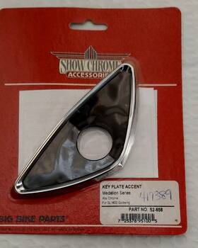 52-658 Show Chrome Key Plate Accent Medallion Series #52-658 Honda Gl-1800 Nos