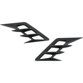 52-959bk Show Chrome Front Fender Vent Accent - Black