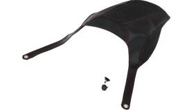 H40-403cred Show Chrome Ballistic Max Mount Cover Black/red #h40-403cred Can-am