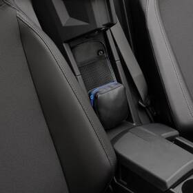 H44-3zblue Show Chrome Center Console Organizer - Blue With Zipper Motorcycle