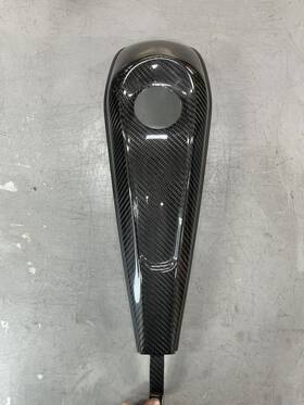 2201-0241 Slyfox Carbon Fiber Dash Panel Tank Console Gloss 08-23 Harley Touring