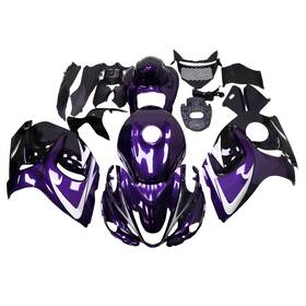 Gsxr1300-08-73 Spauto #spayimo909 Abs Fairing Kit For Suzuki Gsxr1300 Hayabusa 2008 - 2020 Body Silver Blue