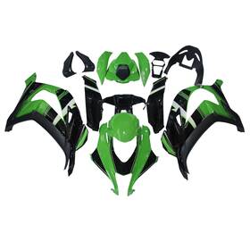 Fwex300r13-37 Sportfairing #qin Green Black Fairing Kit For Kawasaki Ninja Zx10r 2016 17-2020 Injection Bodywork
