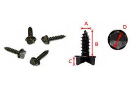 At-12604 Sports Parts Inc Bronco V-cut Tire Studs - 250pk
