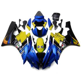 Spstore R62006-33 #spscbyyimo0808 Bodywork For Yamaha 2006 2007 Yzf-r6 Yzf600 06 07 Fairings Shark Attack Blue