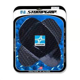 50-14-0001b Stomp Design Grip Icon Profile Large Street Bike Tank Grips - Black Motorcycle