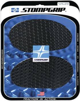 50-14-0002b Stomp Design Grip Icon Profile Small Street Bike Tank Grips - Black Motorcycle