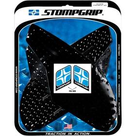 55-10-0078b Stomp Design Grip Tank Protectors Black Triumph Daytona/street Triple 2013-2015