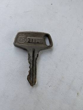 31124 Suzuki Oem Vintage Key Ignition Seat Lock Number