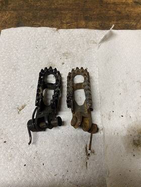 43550-29e01 Suzuki Oem Foot Peg 1989 Rm 250 91 Rm250 Left Right Stock Set Pair