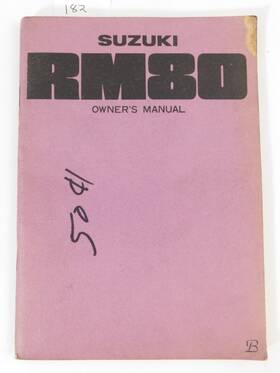 99011-41650 Suzuki Oem 1977 Rm80 Owners Manual - November 1976 Japan