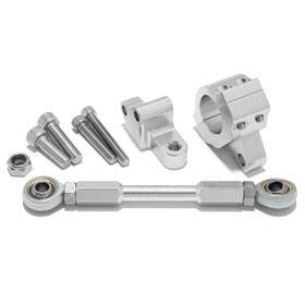 Hd-stk-003-sil-sky Tarazon Rear Combi Frame Stabilizer For Harley Dyna Fat Bob Low Rider Wide Glide 06-17