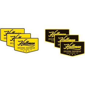 4320-2046 Thor Hallman Decal Sticker 6-pack Yellow/black