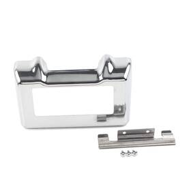 Tktkparts 550748135125 Chrome Oil Cooler Cover Fit For Harley Touring Road King Electra Glide Flhx