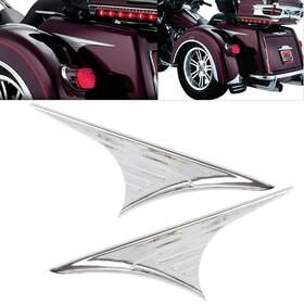 Tktkparts 612345255887 Rear Trunk Side Accents Trim For Harley Tri Glide Ultra Flhtcutg Trike Flhxxx
