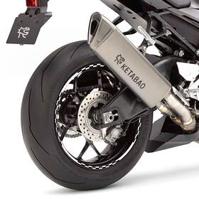 Towsac02bwh17ri5006 Toprider360 C02b White 17 Inch Wheel Rim Stripes Tape Decal Sticker For Yamaha Motorcycle