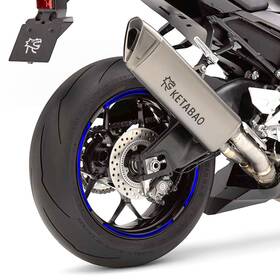 Towsas03bbu17ri5003 Toprider360 S03b Blue 17 Inch Wheel Rim Stripes Tape Decal Sticker For Honda Motorcycle