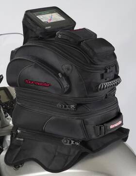 Ht-2-1 Tourmaster Tour Master Elite Tri-bag Tank Bag - Strap Mount Motorcycle Atv/utv