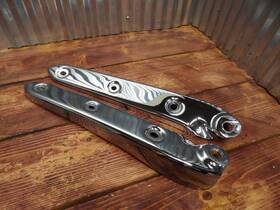 2306349 Triumph 12 Thunderbird 1600 Right Left Chrome Rear Fender Cover Brackets