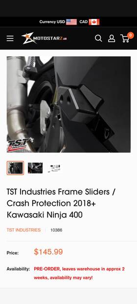 10386 Tst Industries Frame Sliders