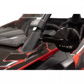1868840009 Tusk Alloy Utv Mirror Kit With A-pillar Mounts