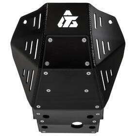 1975340009 Tusk Quiet Glide Aluminum With Uhmw Skid Bash Plate Black Klr650 2022-2024