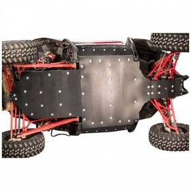 198-394-0001 Tusk Quiet Glide Skid Plate With Rock Sliders 3/8 Inch