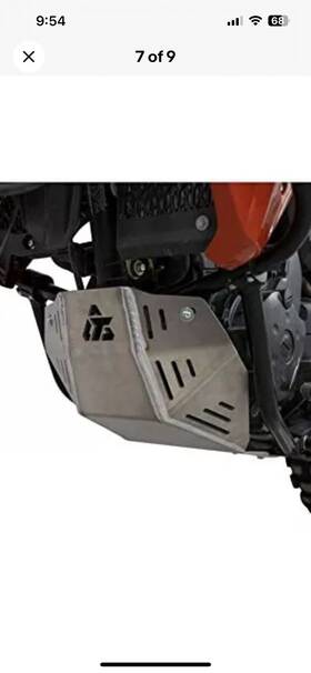 2101060006 Tusk Aluminum Skid Plate For Kawasaki Klr650 2008-2018