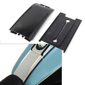 Twoagain 550721473442 Black Lower Dash Tank Panel Extension For Harley Softail 2000-2017 Fxst/flst Us