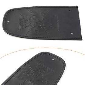 Twoagain 550721693215 Pu Leather Rear Fender Bib Solo Seat Black For Harley Road Glide Fltrx Us