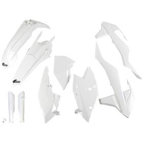0477f2e-c6253f Ufo Ktkit518f Full Plastic Kit White For Ktm 300 Xc-w Six Days Fuel Injected 2019