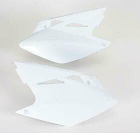 Ka03771-041 Ufo Plastics Side Panels - White Kawasaki Kx450f 2006-2008 Replacement 11-5619
