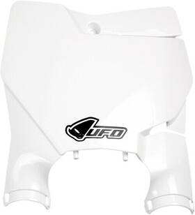 Kt04080042 Ufo Plastics Stadium Number Plate Ktm White Replacement 0520-2874